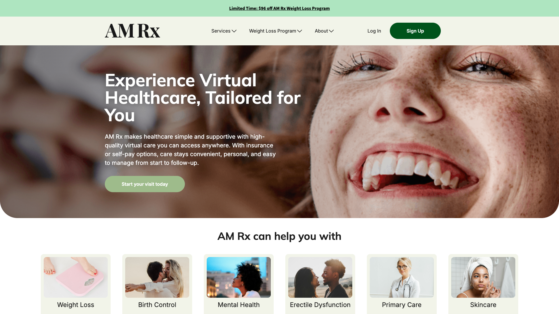 AM Rx website