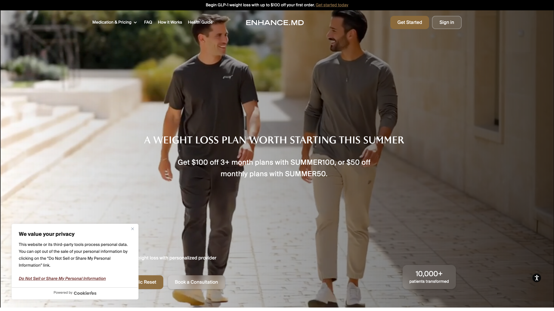 Enhance MD website