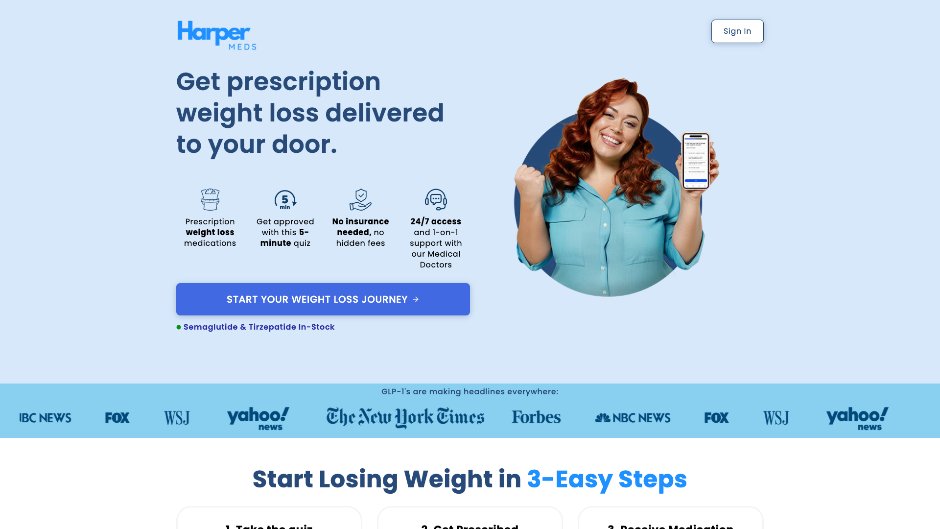 Harper Meds website