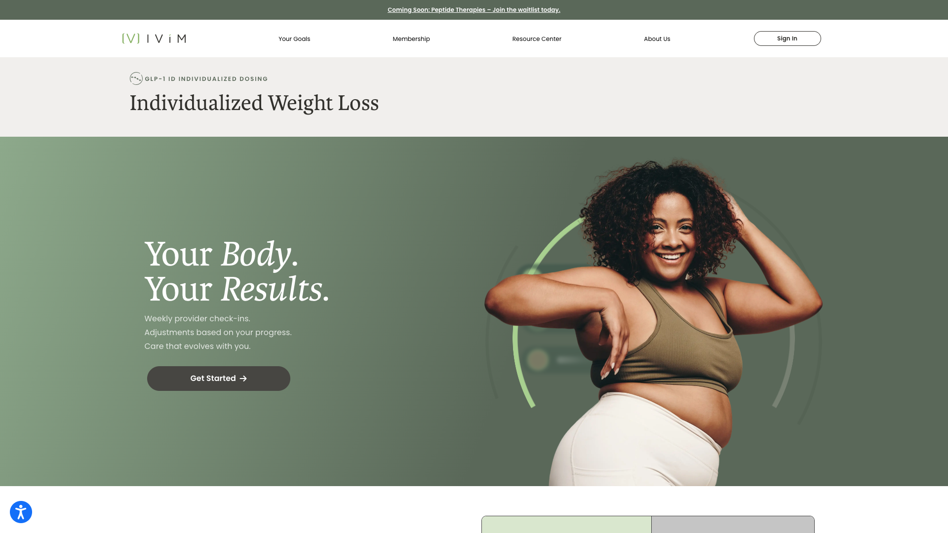 Ivim Health website preview