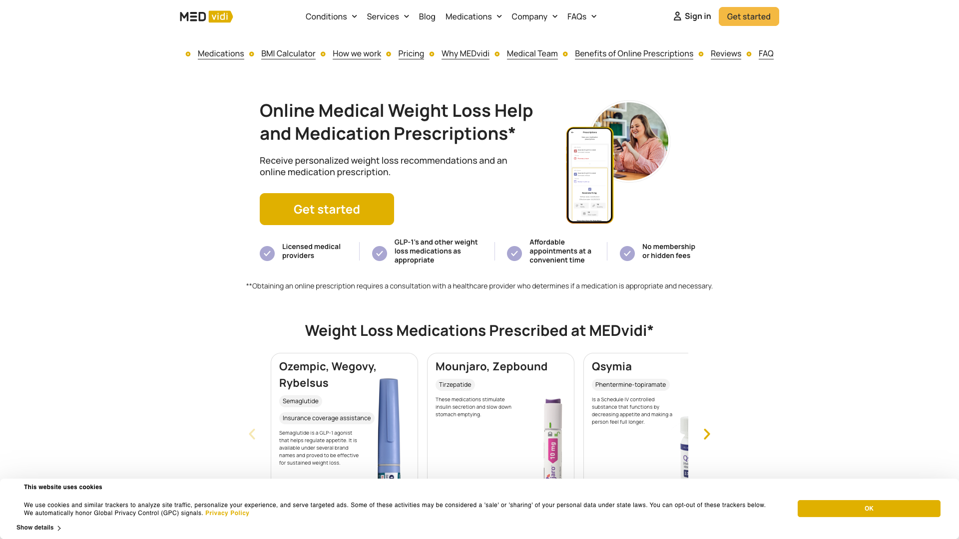 MEDvidi website