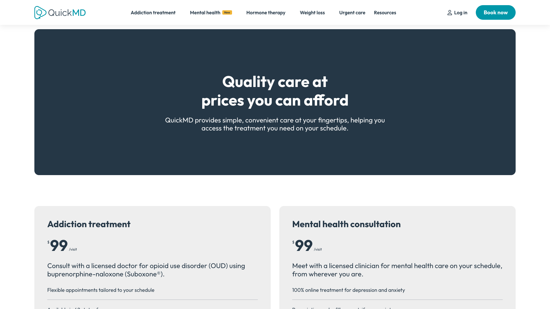 QuickMD website